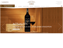 Tablet Screenshot of chateau-margaux.com